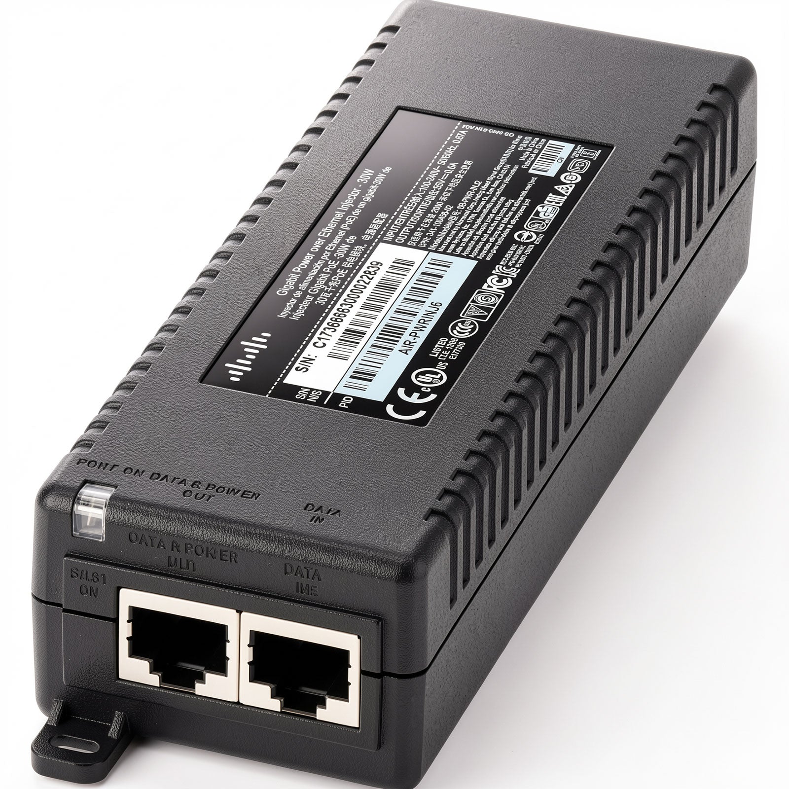 30W PoE+ Adapter for VoIP Phone IP Camera AP Cisco Compatible 802.3af/at
