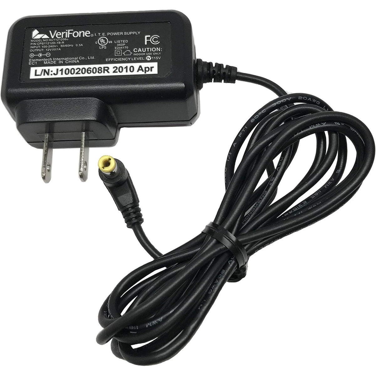 Verifone AU1121206U CPS11212D-1B-R 12V 1A 12W AC Power Adapter