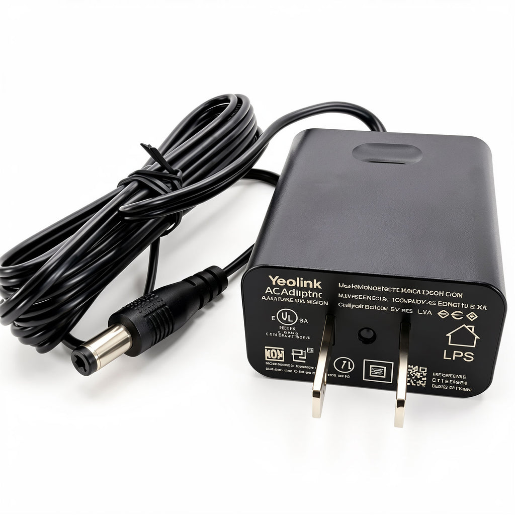 Yealink YLPS051200B1-US 5V 1.2A 6W AC adapter for WH62 WH63 WH64 headset base.