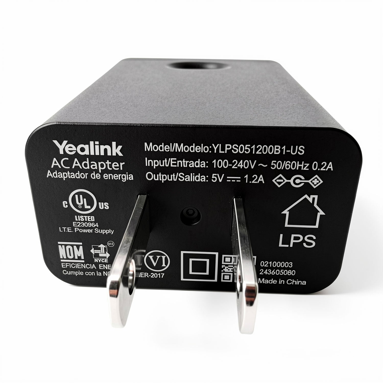 YLPS051200B1-US 6W power supply, 5V 1.2A for Yealink WH62 WH63 WH64 bases.