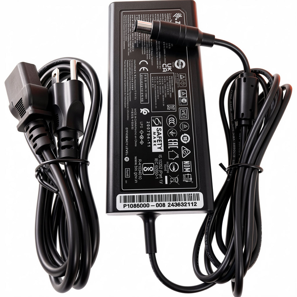 Zebra SAWA-31-25024 60W 24V 2.5A AC adapter power supply for GK420 GX420 ZD410 label printers.